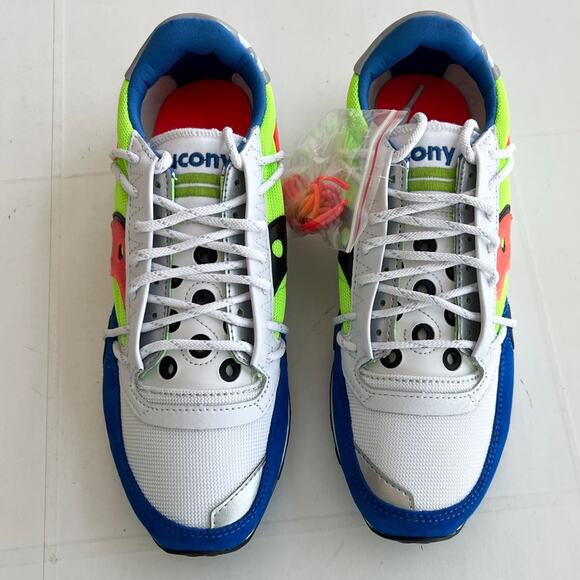 New SAUCONY Jazz DST Running Shoes MEN’S SIZE 10 (W 11.5) White Blue S70528-4 - Picture 2 of 10